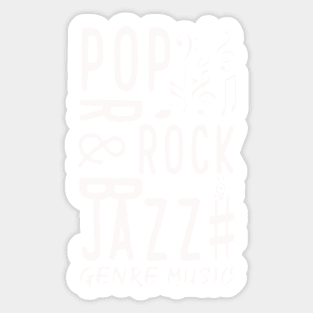 Genre Music Sticker